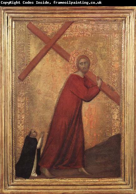 Barna da Siena Christ Bearing the Cross